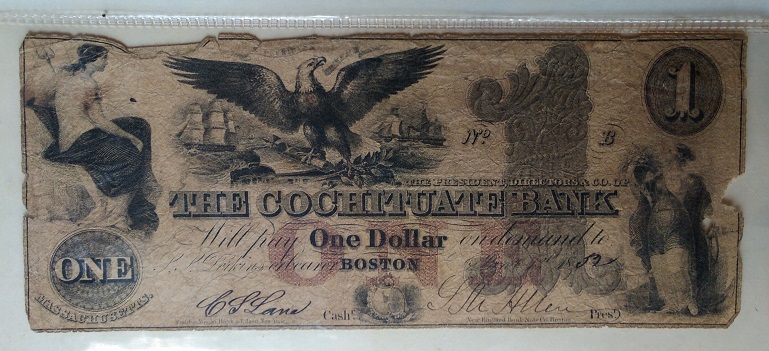 Help-Evaluating---Cochituate-Bank-Bostone-One-Dollar-Note